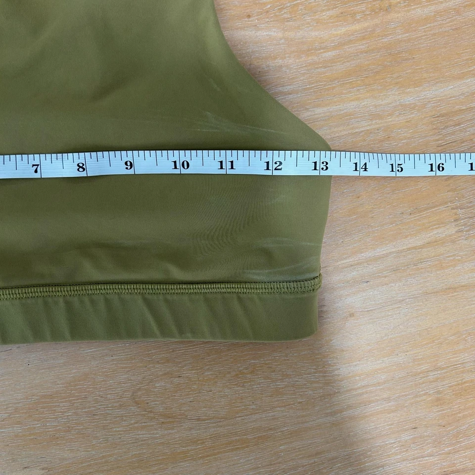 Conjunto Leggings + Sujetador Deportivo Lululemon Align Mujer Talla 6 Verde Oliva Gimnasio Atlético Foto 4 de 4