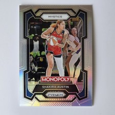 2024 Panini Prizm Monopoly WNBA - Shakira Austin #3 Silver Prizm