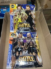 WWE Battle Pack Series Jake The Snake Roberts & Dean Ambrose + 1 other set MOSC