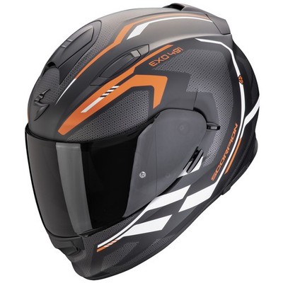 Scorpion Exo-491 Kripta Matt-Schwarz / Orange / Weiss