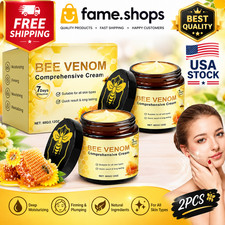 2PCS Bee Venom Skin Restoration Cream, Bee Venom Skin Treatment Cream, Effective
