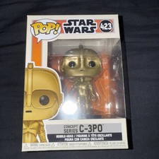  Concept Series C-3PO POP Figure #423  Funko Star Wars Ralph McQuarrie