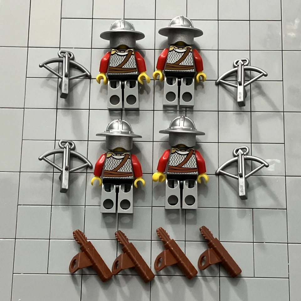 LEGO minifigure Dragon Knight And Soilders Castle Kingdoms Lot Of 4 D3 1 - Image 2 of 2