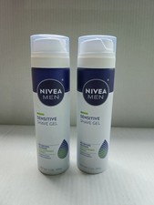 Nivea Men Sensitive Skin Shaving Gel 7 oz Pack of 2 Brand New.