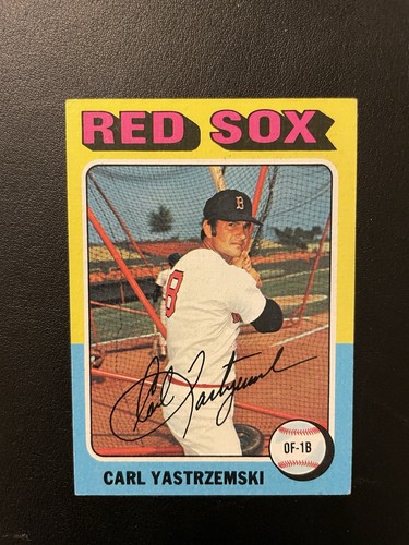 1975 Topps Set-Break #280 Carl Yastrzemski (HOF) HIGH GRADE ! SHARP!