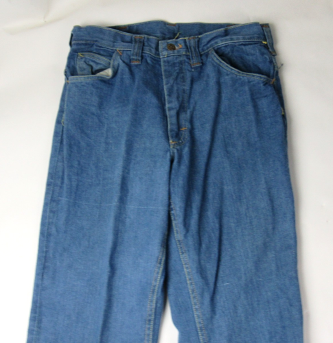 Vintage anni 60 70 uomo Lee Bell fondo 31 x 31 gamba svasata hippie sbiadito cavalieri larghi - Foto 2 di 15