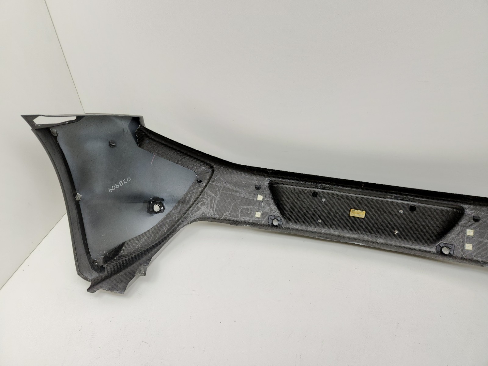 2015-2016 MCLAREN 650S SPIDER CARBON FIBER REAR BUMPER COVER PANEL ASSEMBLY GRAY