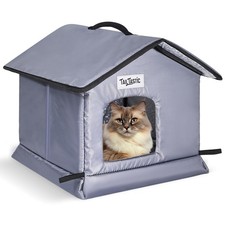 Outdoor Cat House Weatherproof  Insulated for Winter - Upgraded Seamless Bot...