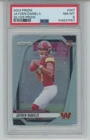 PSA 8 JAYDEN DANIELS 2024 Prizm #347 Base SILVER PRIZM Rookie RC SP Commanders