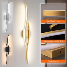 Modern LED Vanity Light for Bathroom, Remote Control Mirror Light Fixture  