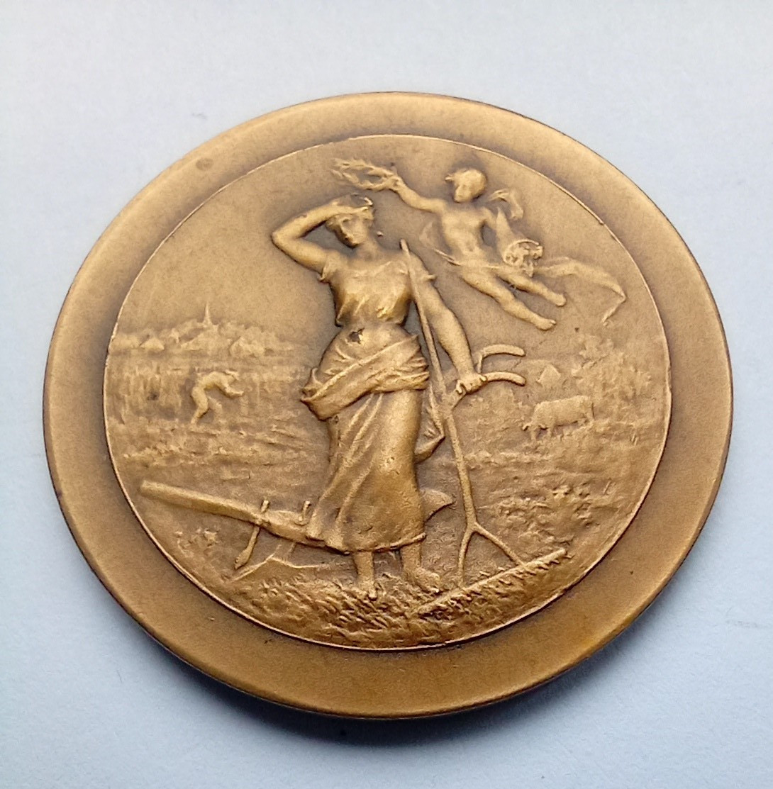 French Agriculture Bronze Medal / Medaille Dunkerque