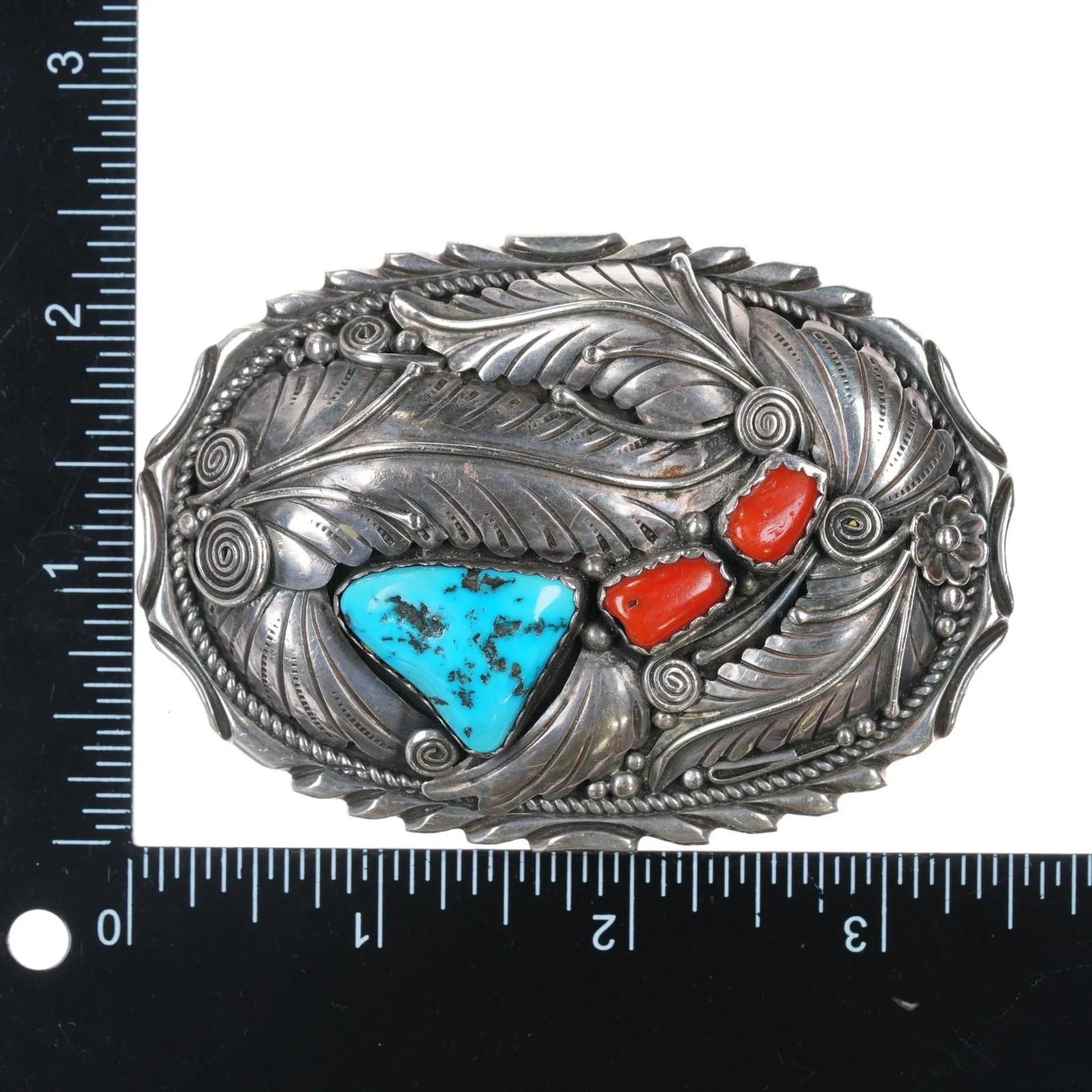 70's-80's Gilbert Ortega shop Navajo sterling turquoi… - Gem