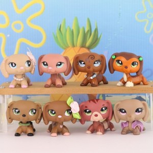 Littlest Pet Shop # 3601 Teckel et # 3602 Teckel bébé Aniaux