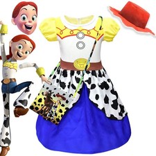 Toy Story Woody Jessie Buzz Lightyear Cosplay Costume Adult Kids Fancy Outfits J