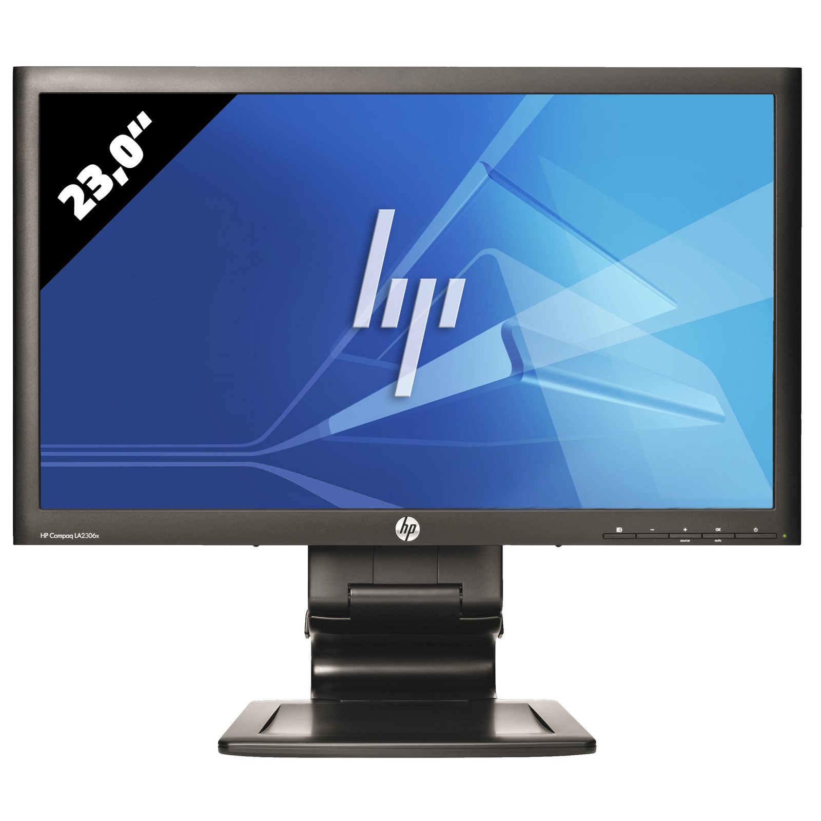 HP LA 2306x 23 Zoll Monitor 1920x1080 FHD TN 5ms Schwarz Bildschirm