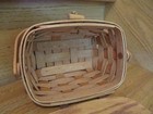 Longaberger Kiddie Purse Basket Set Classic '95 Holly liner *shipping included!* — photo 6