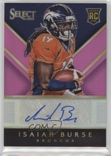 2014 Panini Select Rookie Auto Fuchsia Prizm /199 Isaiah Burse #RA-IB Auto 4l6