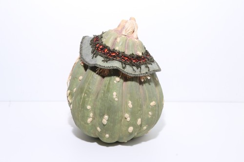 Figura Katherines Collection Halloween Ajenjo Calabaza Bruja Avellana - Imagen 3 de 6