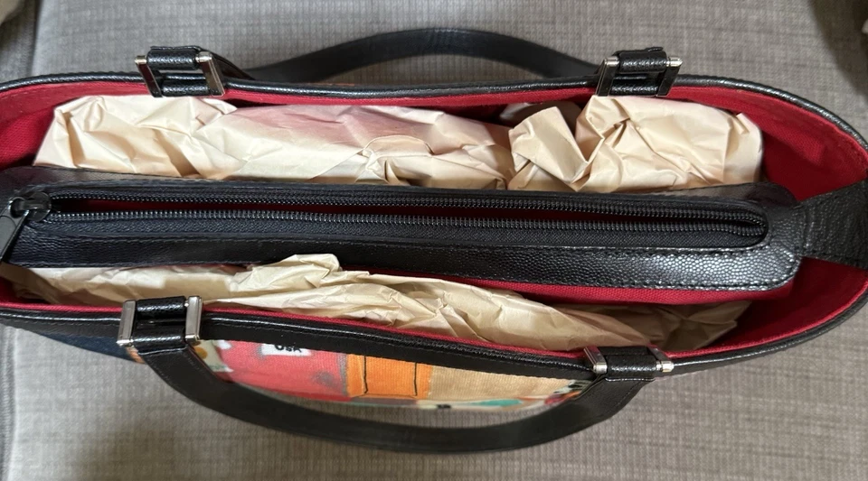 Bolsa modernista nova sem etiquetas Isabelle Fiore leitura de patas para cães hidrante - Imagem 3 de 4