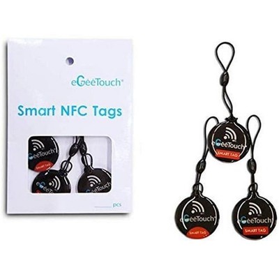 eGeeTouch 5-ACS-200011 NFC Waterproof Fobs & Tags with Keychain for All eGeeT...