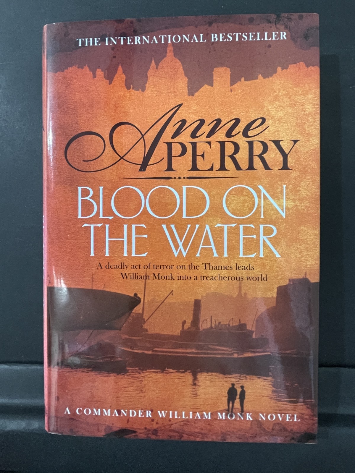 Anne Perry Blood on the Water Hardcover 2014 Commander William Monk Novel