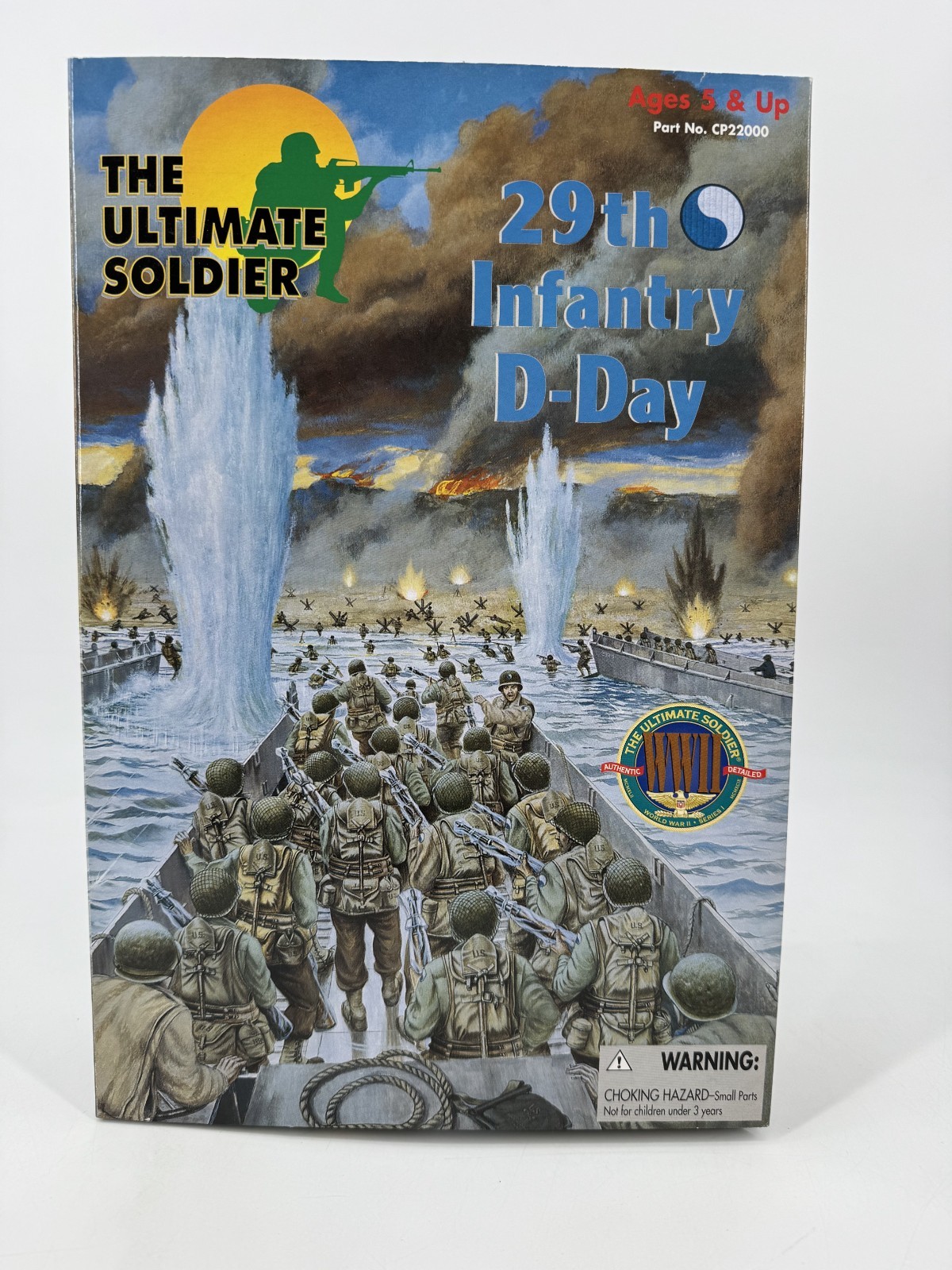 1999 The Ultimate Soldier 29th Infantry D-Day WWII Action Figure CP22000 Sealed