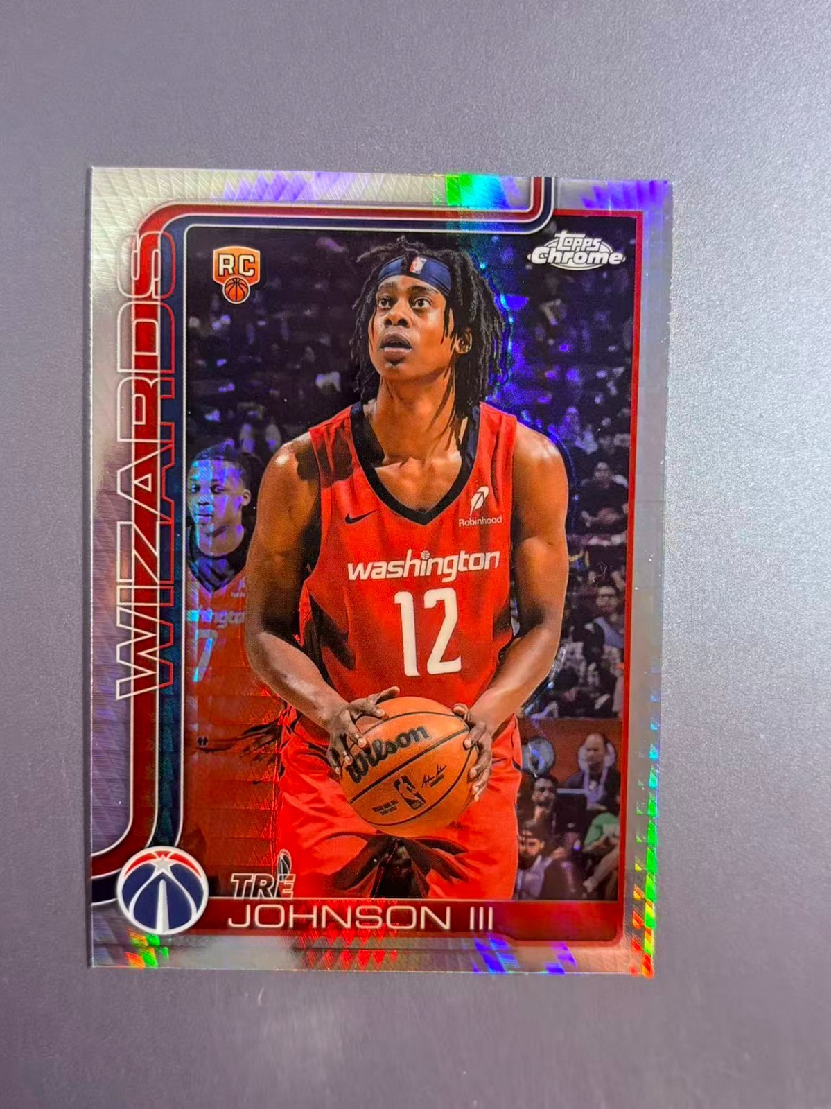 Tre Johnson III 2025-26 Topps Chrome Prism RC #256