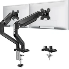 Dual Monitor Stand fits up to 32 inch, 4.4-22 lbs Computer Screens, Dual Moni...