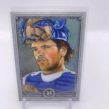 2020 Topps Museum Collection Canvas Reproduction Mike Piazza #CCR-27 HOF