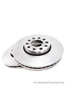 Image of Genuine Blue Print 4 Stud Front Coated Vented Brake Discs - ADG04365. 2 discs