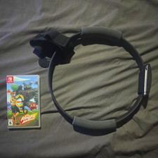 Nintendo Switch Ring Fit Adventure Game Ring-Con Controller Attachment Bundle