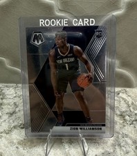 Panini 2019-20 Mosaic Rookies Zion Williamson RC Base #209 Pelicans