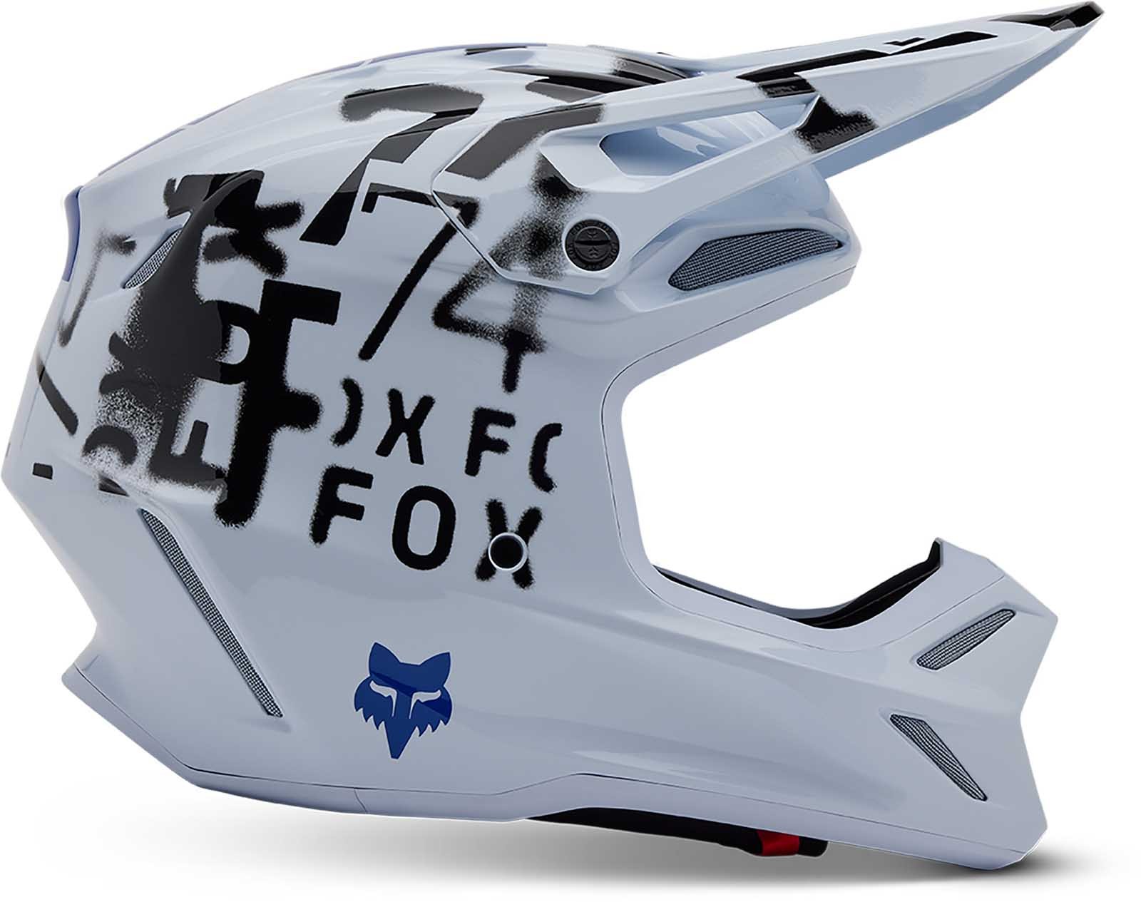 Fox Racing V3 Seventy4 Helmet - Motocross Dirt Bike Offroad Adult