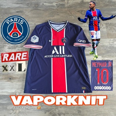 Nike PSG Neymar Jr #10 2020/2021 Authentic Home Jersey Vaporknit