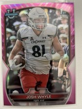 Josh Whyle 2022 Bowman University Chrome #89 Pink Lava Refractor