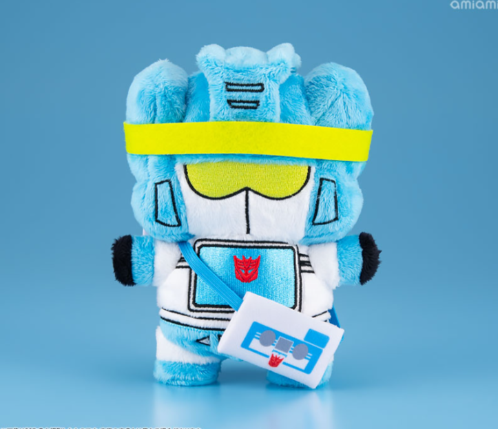 Mochibots Transformers Soundwave Shattered Glass & Pouch Jaguar Plush New