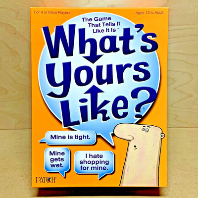 What's Yours Like? Party Game by Patch Products (2007)   Complete Set