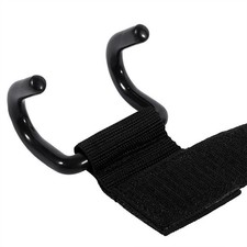 Black Weight Lifting Training Wrist Support Bandage Strap Hook Gym Hook Grip