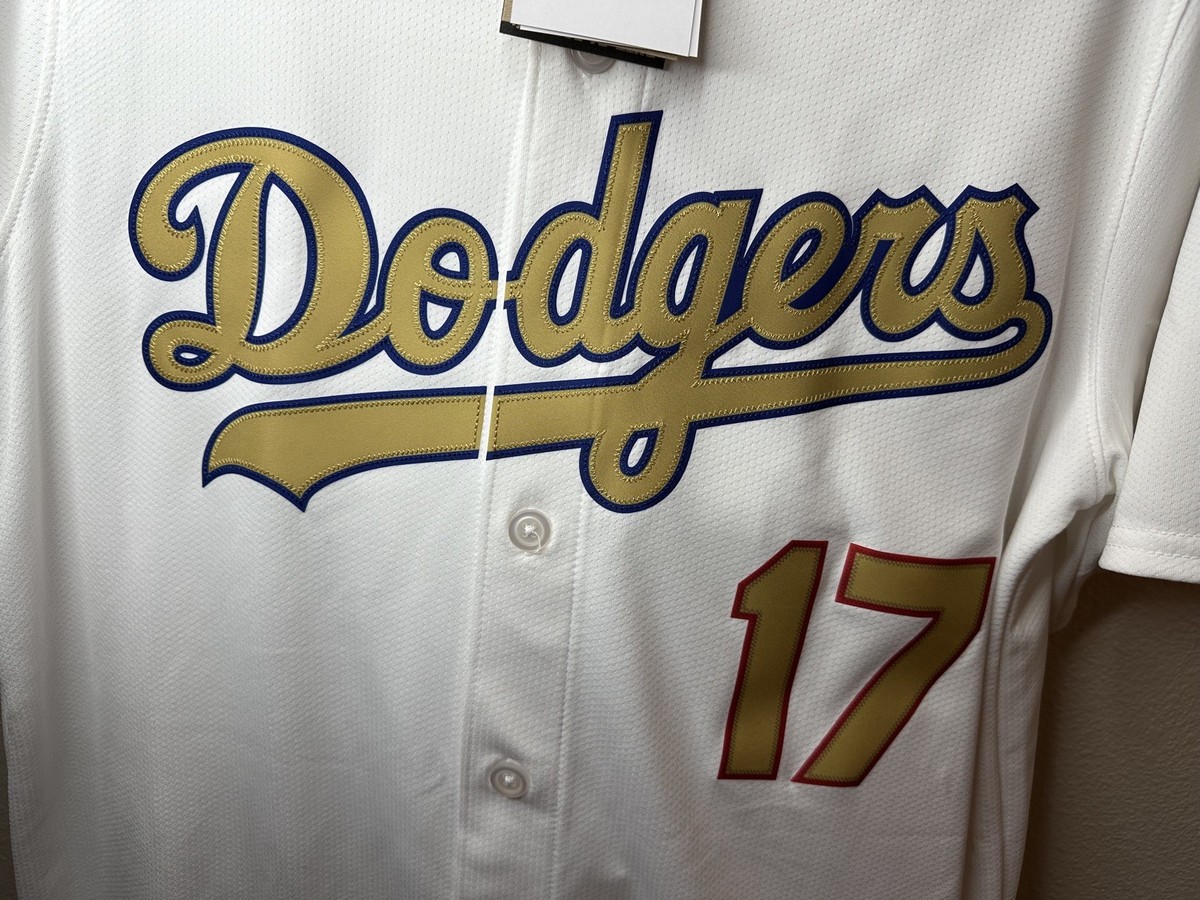 Shohei Ohtani Los Angeles Dodgers Nike 2025 Gold Collection Kanji