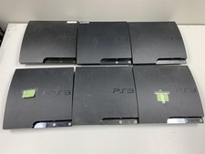 Lotto sfuso 6 console Sony PS3 Slim rotte per ricambi o riparazioni ingrosso