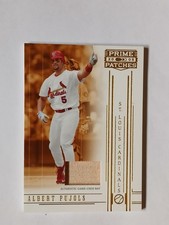 Albert Pujols...2005 Donruss Prime Patches -  #69 Bat /150 (MEM)
