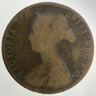 1861 Victoria Half Penny — photo from another recent sale