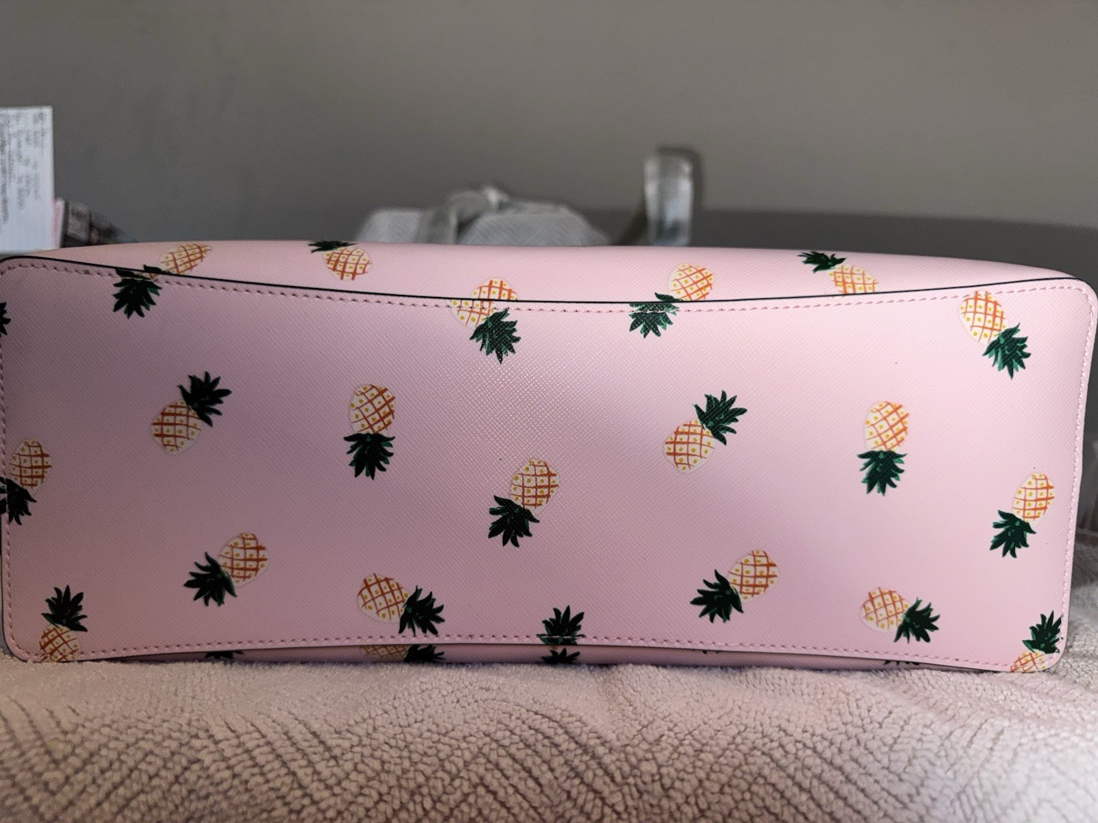 Kate Spade(Pineapple Print) Handbag, Makeup Case, And Billfold thumbnail 4
