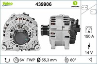 Lichtmaschine Generator Lima Valeo Origins - NEW O.E. Technologie 439906 150A