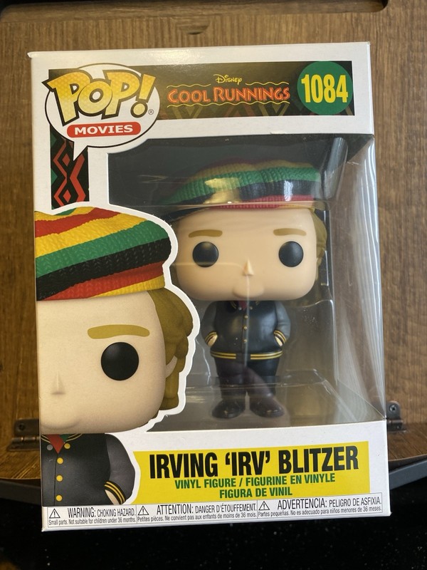 Funko Pop! #1084 Irving ‘Irv’ Blitzer Cool Runnings Pop! Movies Vinyl Figure