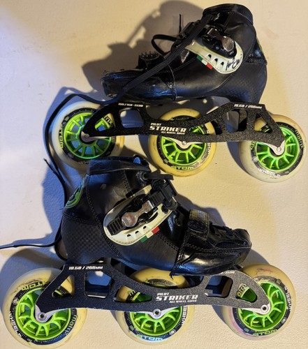 Luigino Mini Challenge USED Inline Speed Skates Size 3 Good Condition