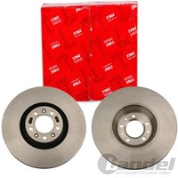 2X TRW Bremsscheiben 330Mm BelÜFtet Vorne Passend FÜR CitroËN C5 C6 Peugeot 407