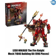 LEGO NINJAGO The Fire Knight Mech 71846 Building Kit 996 Pieces 