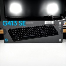 Logitech G413 SE Full Size Mechanical Gaming Black Keyboard Tactile USB Backlit