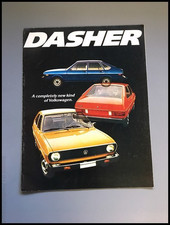 1974 VW Volkswagen Dasher 16-page Vintage Car Sales Brochure Catalog